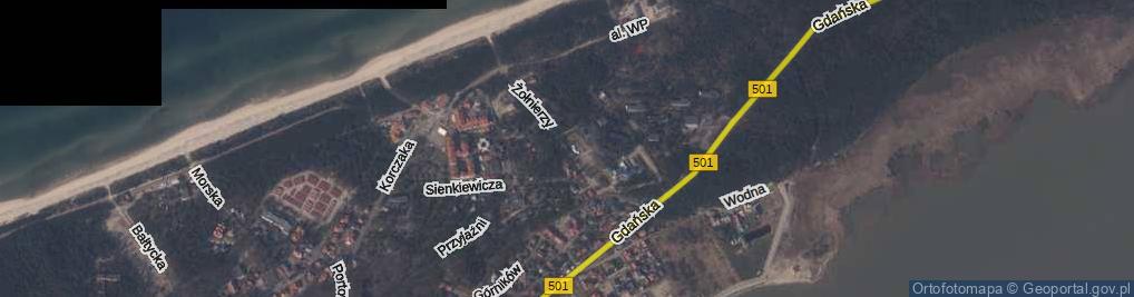 Zdjęcie satelitarne Żołnierzy ul.
